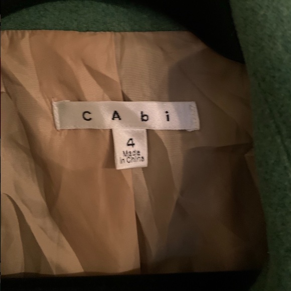 Perfect condition sz 4 Cabi short green peacoat - Picture 3 of 3